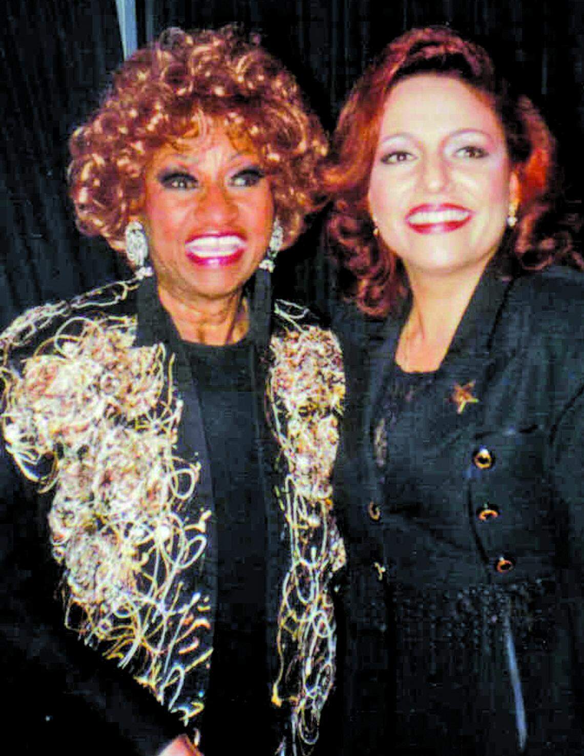 Celia Cruz con Malena Burke.