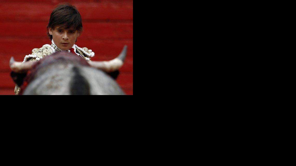 El pequeño torero de 12 años, Michel Lagravere.