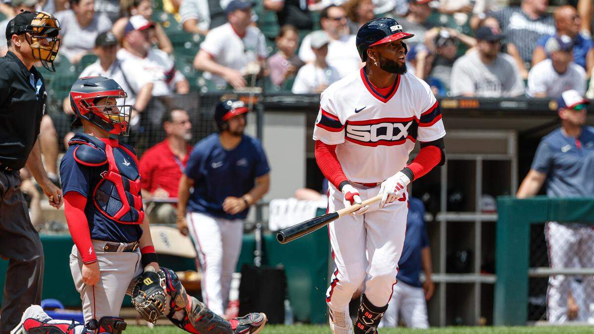 El jardinero de los Medias Blancas Luis Robert es uno de los peloteros cubanos invitados al Juego de Estrellas. 