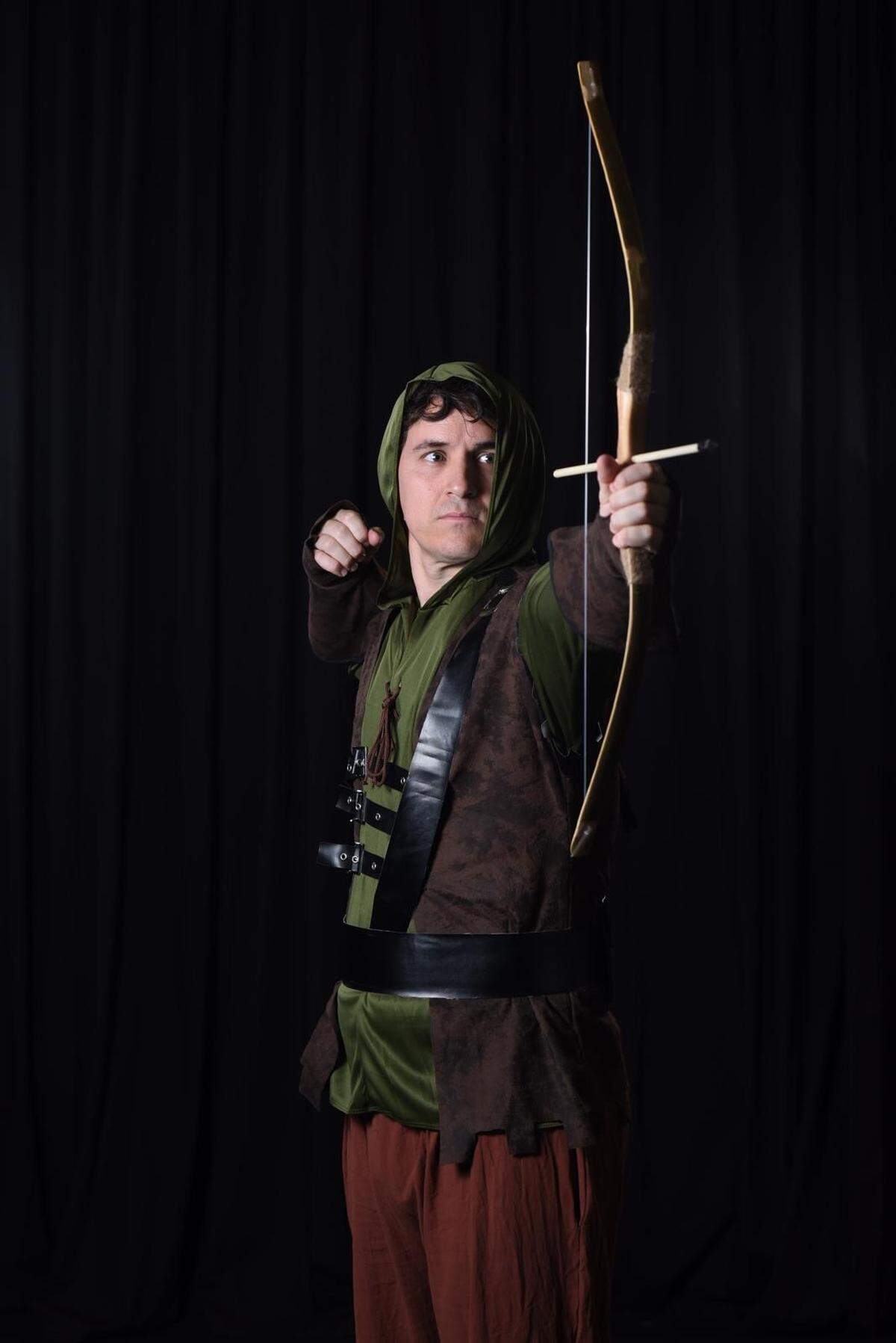 Bruno Gatti como “Robin Hood”.