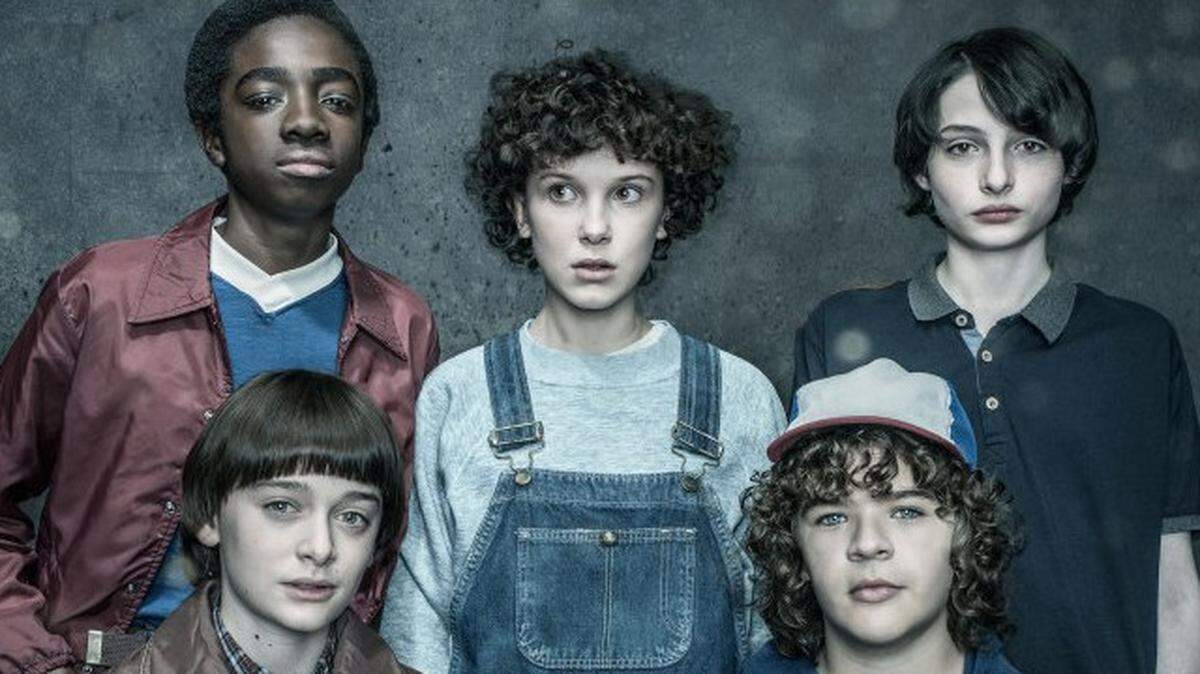 El elenco de la serie “Stranger Things” de Netflix.