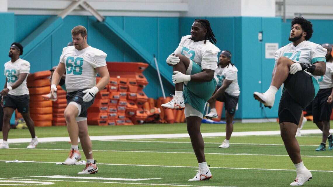 Este novato de los Dolphins busca un puesto en el equipo y ya aprendió una valiosa lección