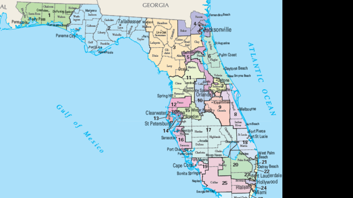 Distritos congresionales en Florida
