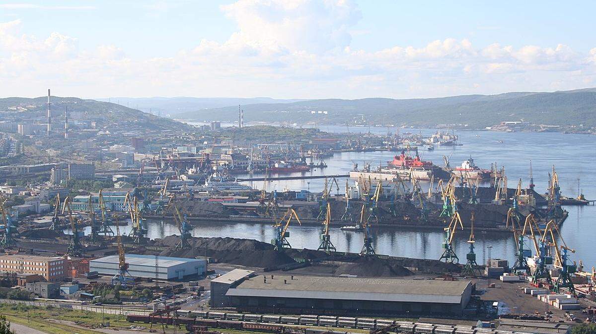 Puerto de Murmansk, Finlandia.