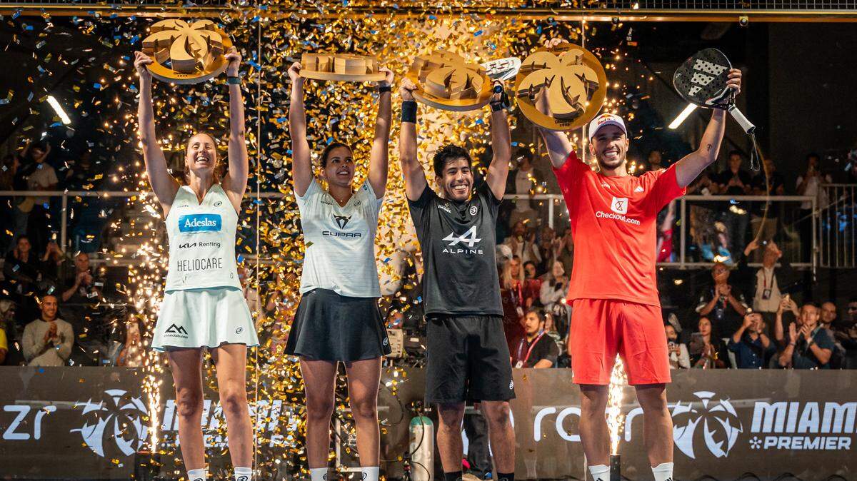 Las duplas ganadoras del Premier de Miami del 2025.