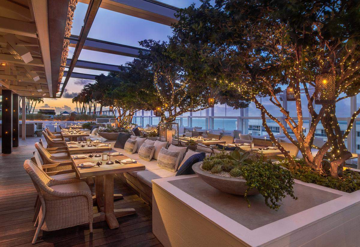 El restaurante WATR en Miami Beach