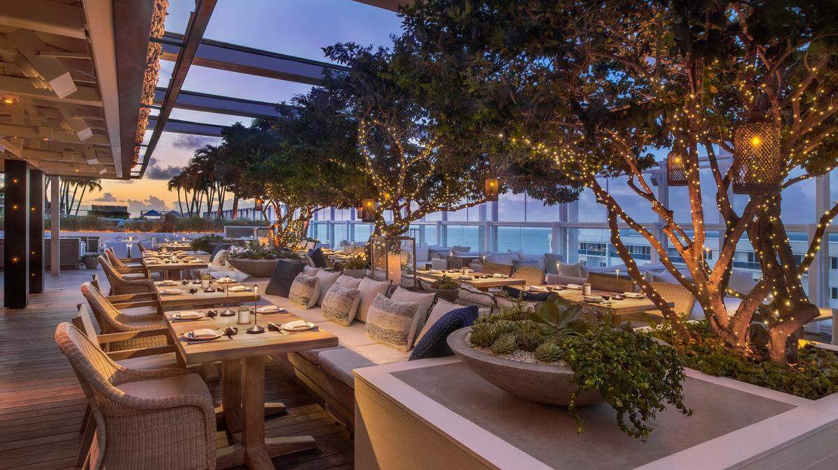 El restaurante WATR en Miami Beach