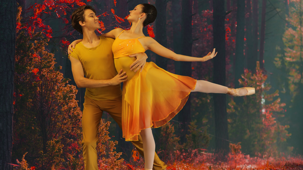 Mayrel Martínez y Alexey Minkin en “The Four Seasons” de Yanis Pikieris.