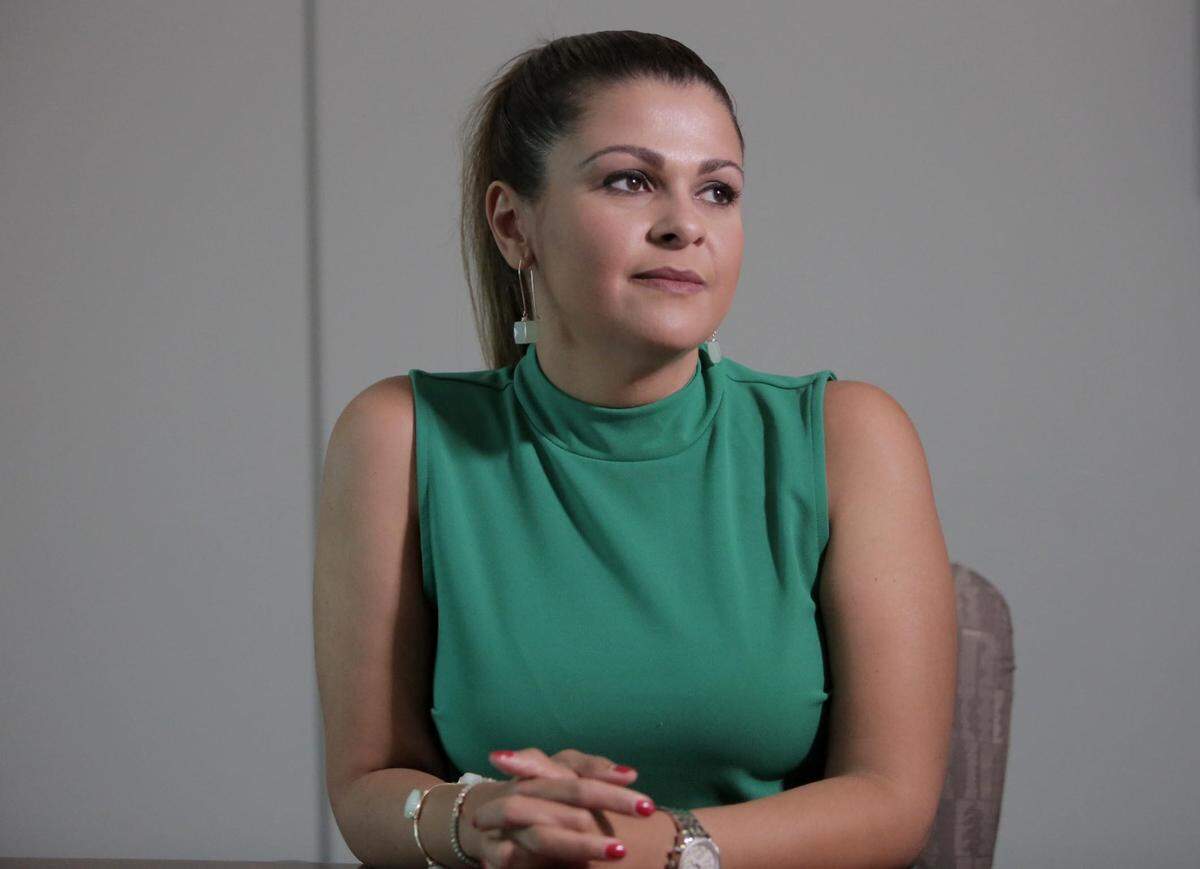 Milagros Yanes y su familia están a punto de ser deportados después de 20 años en los Estados Unidos. En la fotografía, durante una entrevista en Miami el 7 de junio del 2018.