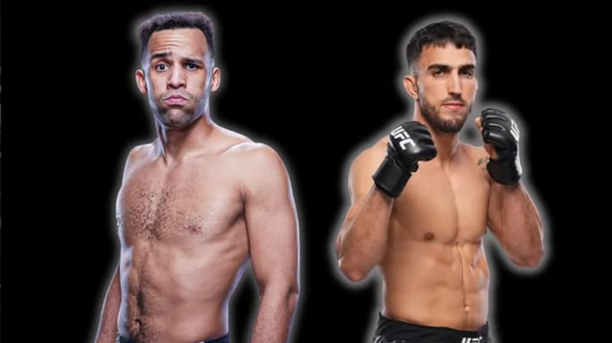 El invicto cubano Yadier del Valle (der.) enfrentará al experimentado Jordan Leavitt el 21 de febrero en una cartelera de alto nivel encabezada por Sean Strickland. 