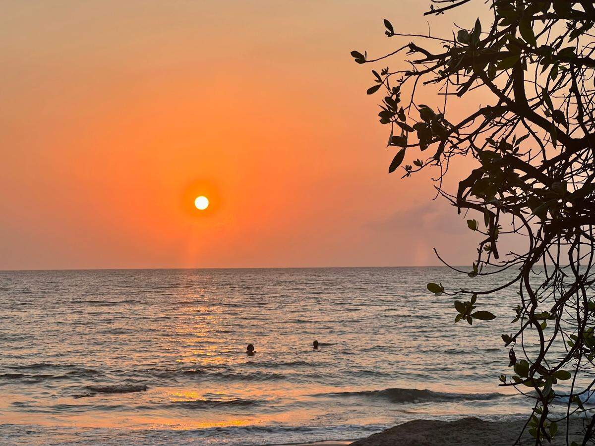 Atardecer en Playa Mamón.