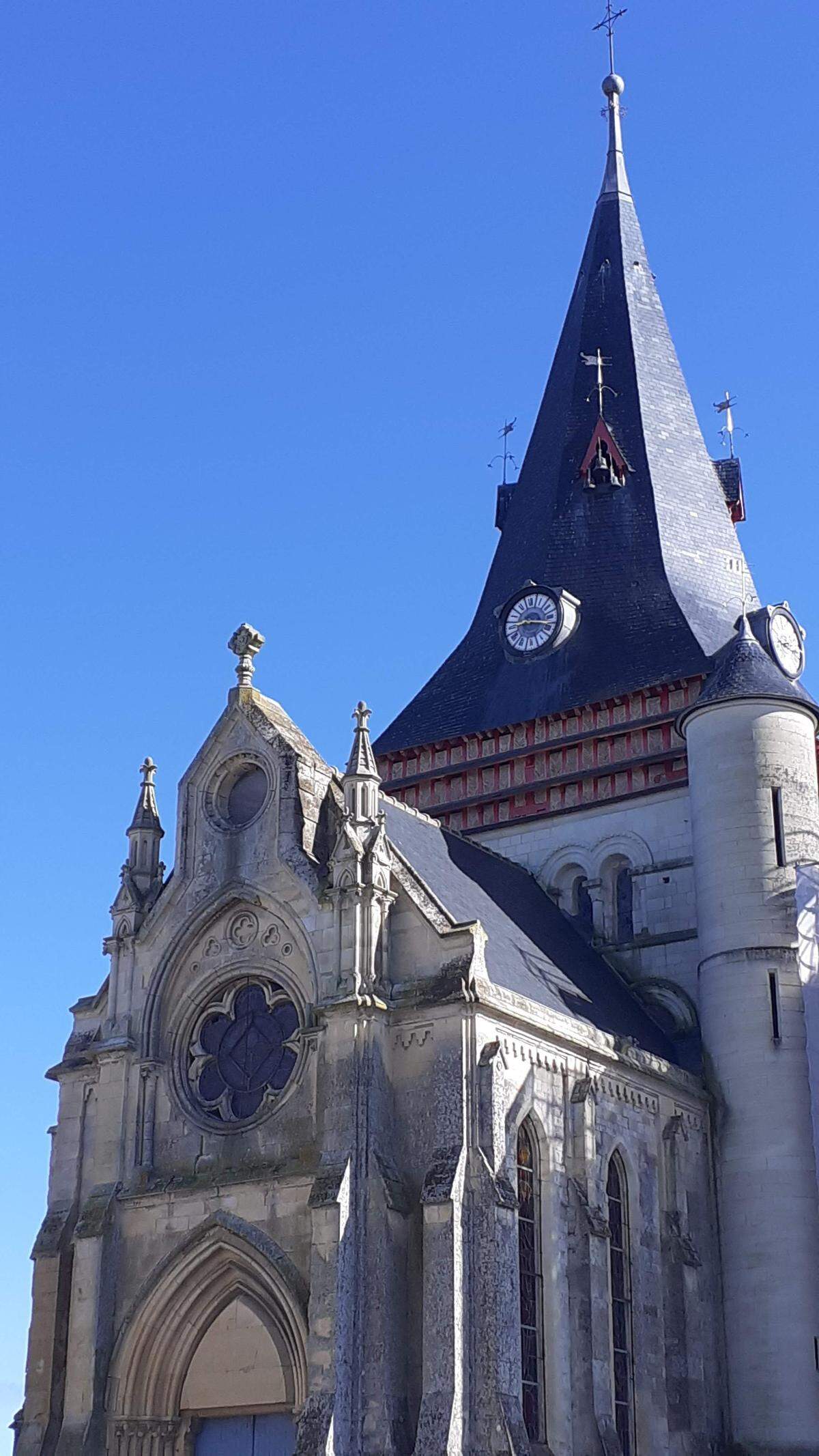 La iglesia de Beaumont-en- Auge.