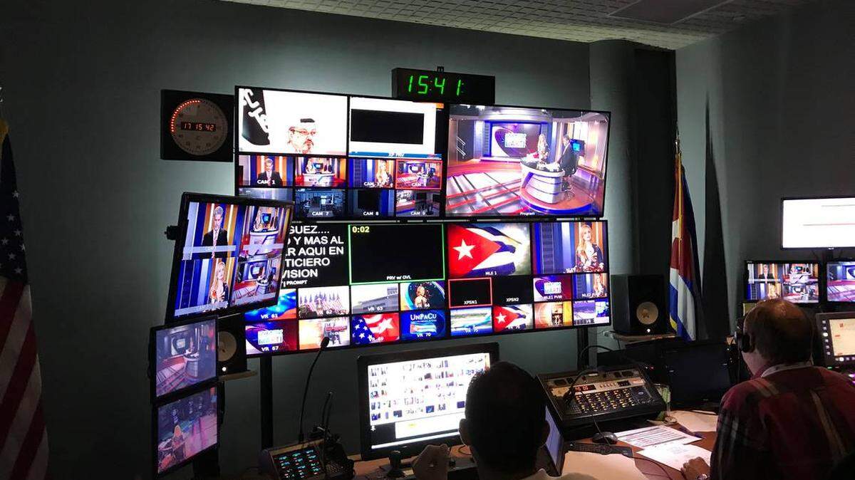 Radio and TV Martí studios in Miami.