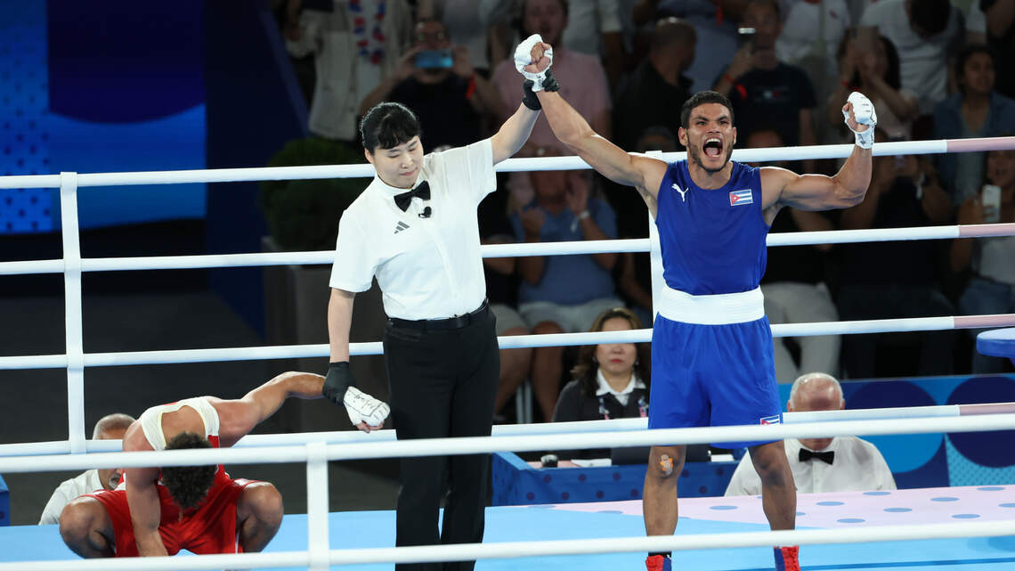 Un debutante consigue la única medalla de oro de Cuba en el boxeo de los Juegos de París