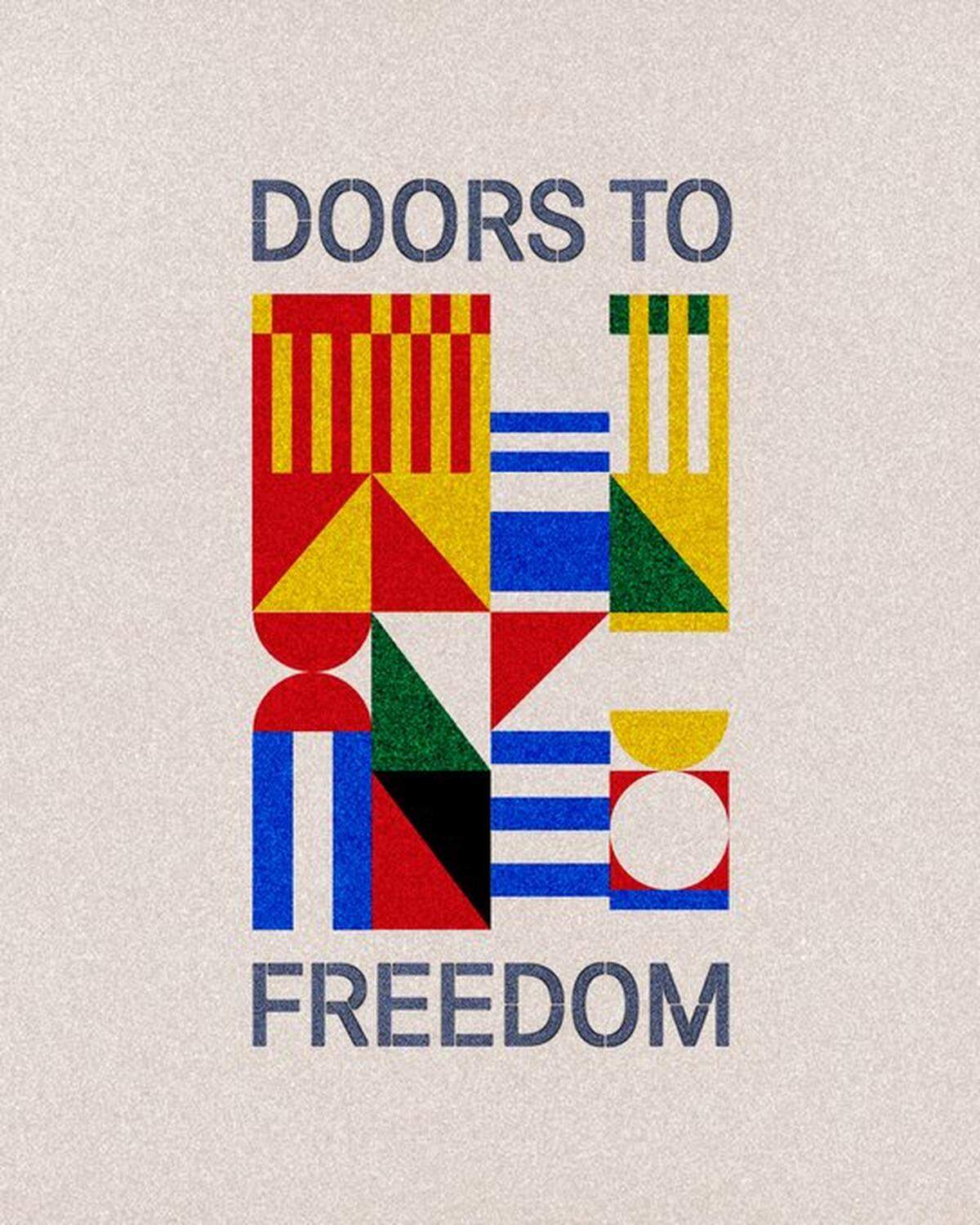 La instalación de arte “Doors to Freedom” se exhibirá en Art Basel Miami Beach.