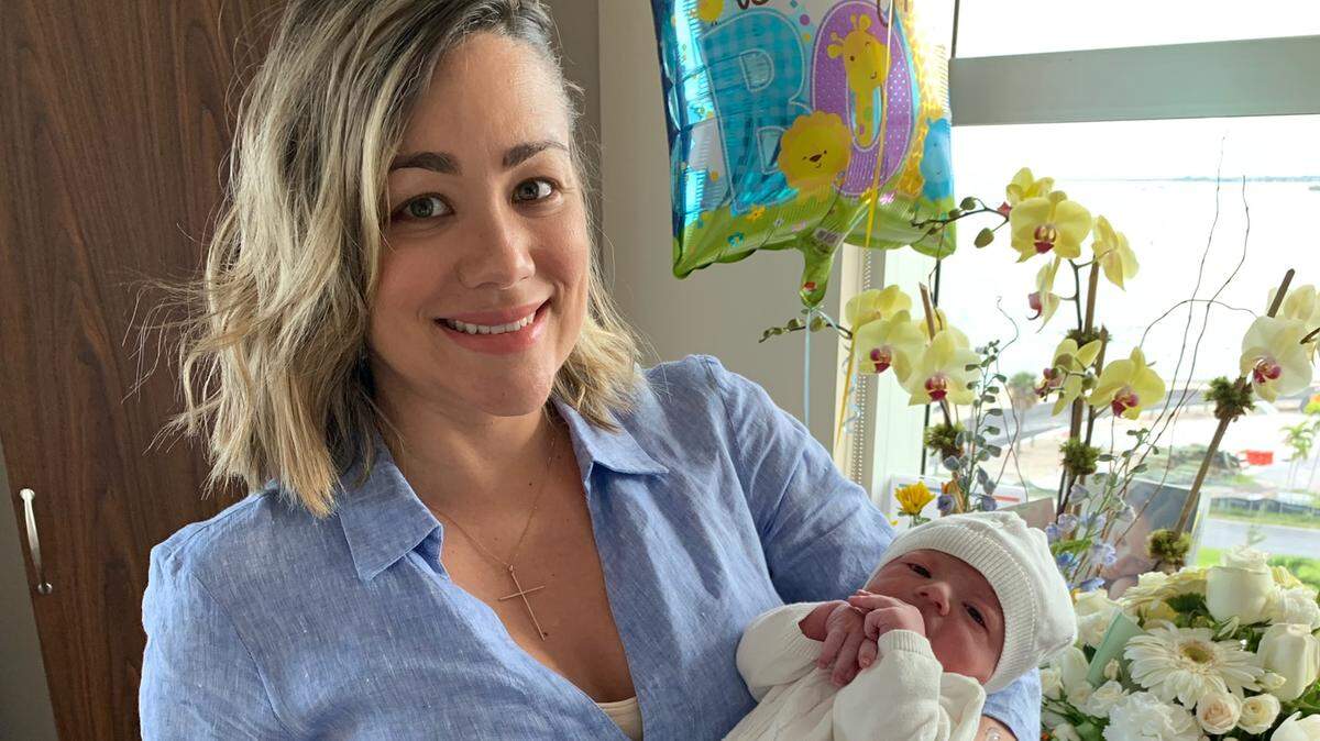 ‘Fue un parto mágico’, dijo la periodista Gloria Ordaz, que recibió a Sebastián Mateo el 14 de mayo a la 1 de la tarde.