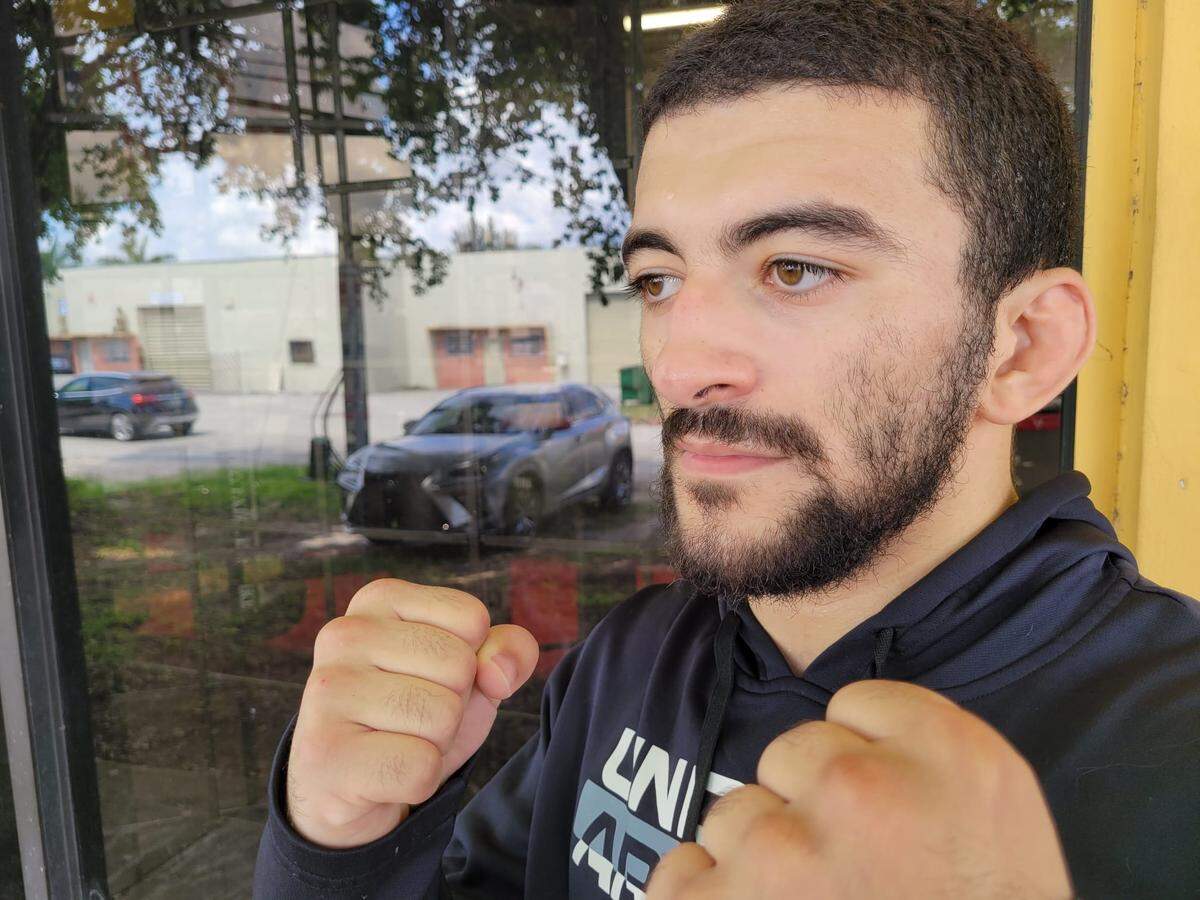 Jose Malespín quiere convertirse en campeón de la UFC.