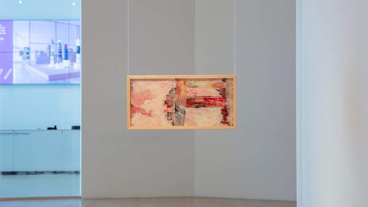 Instalación de la exhibición “Purvis Young: Drawings” en el ICA Miami.
