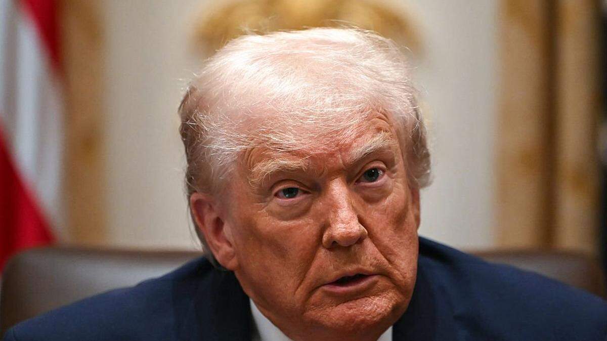 US President Donald Trump speaks during a Cabinet Meeting in the Cabinet Room of the White House in Washington, DC on December 2, 2025. (Photo by ANDREW CABALLERO-REYNOLDS / AFP via Getty Images)
