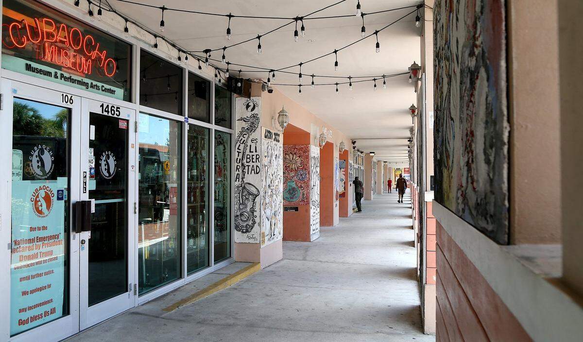 Vista de la entrada de Cubaocho Museum & Performing Arts Center, el 20 de mayo, que planea reabrir sirviendo también comida.