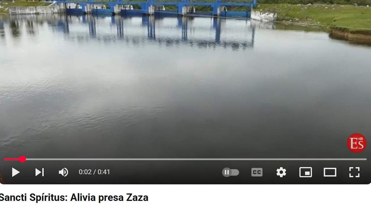 Imagen de archivo de la Presa Zaza, el mayor embalse de Cuba, donde actualmente, según el oficialismo, escasean los peces, afectando la actividad pesquera en plena crisis de alimentos.