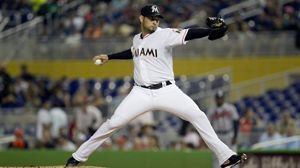 Aníbal Sánchez pasó sus primeras siete temporadas con Miami donde terminó con registro de 44-45 y propinó un juego sin hit ni carrera ante los Diamondbacks de Arizona, el 6 de septiembre de 2006.