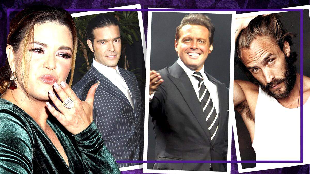 Alicia Machado, Pablo Montero, Roberto Romano y Luis Miguel.