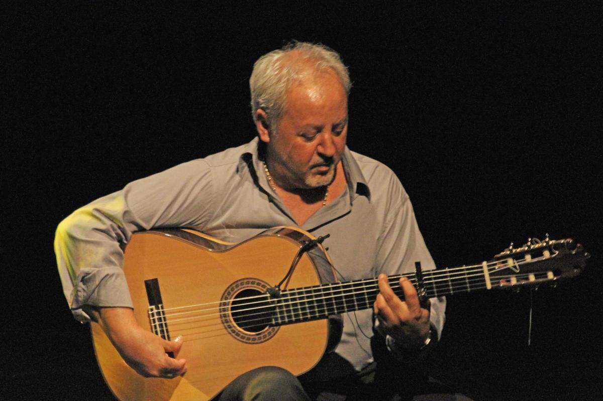 El guitarrista José Cortés (Pansequito).