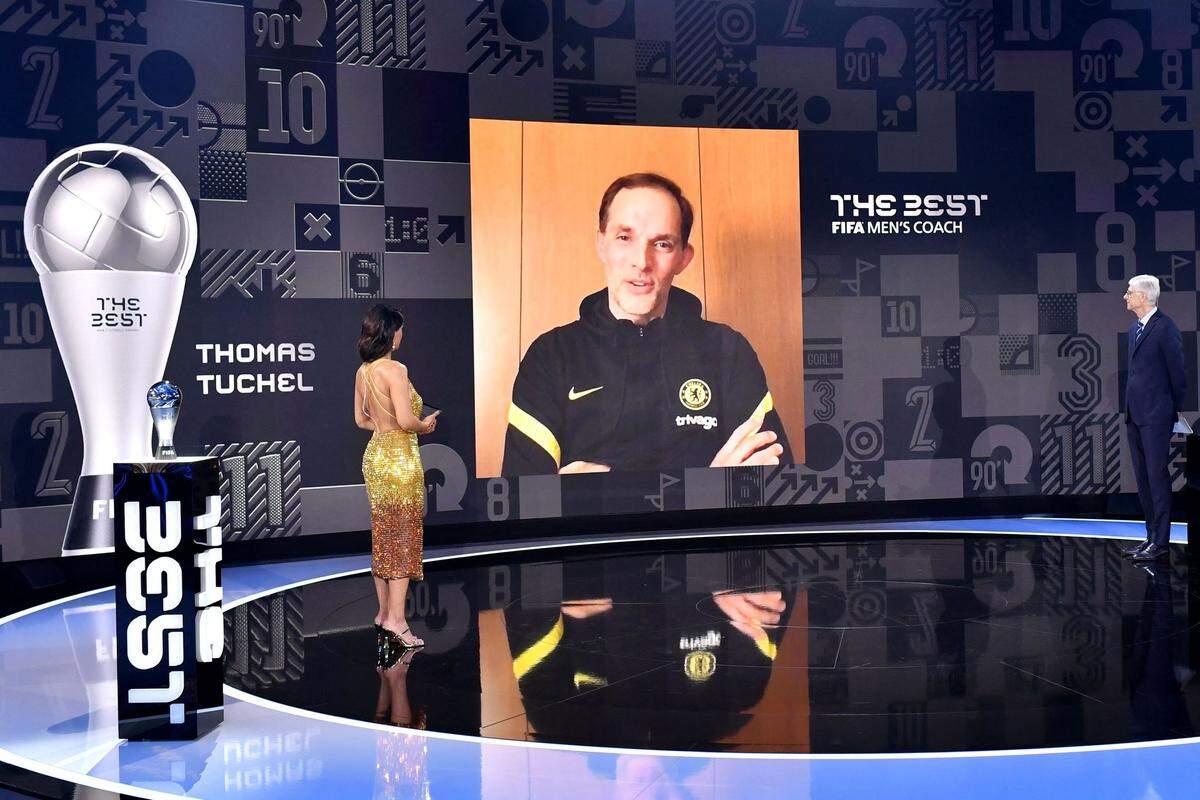 Thomas Tuchel se llevó el premio The Best de la FIFA al Mejor Entrenador del 2021 en la ceremonia efectuada el 17 de enero de 2022 en Zurich, Suiza.