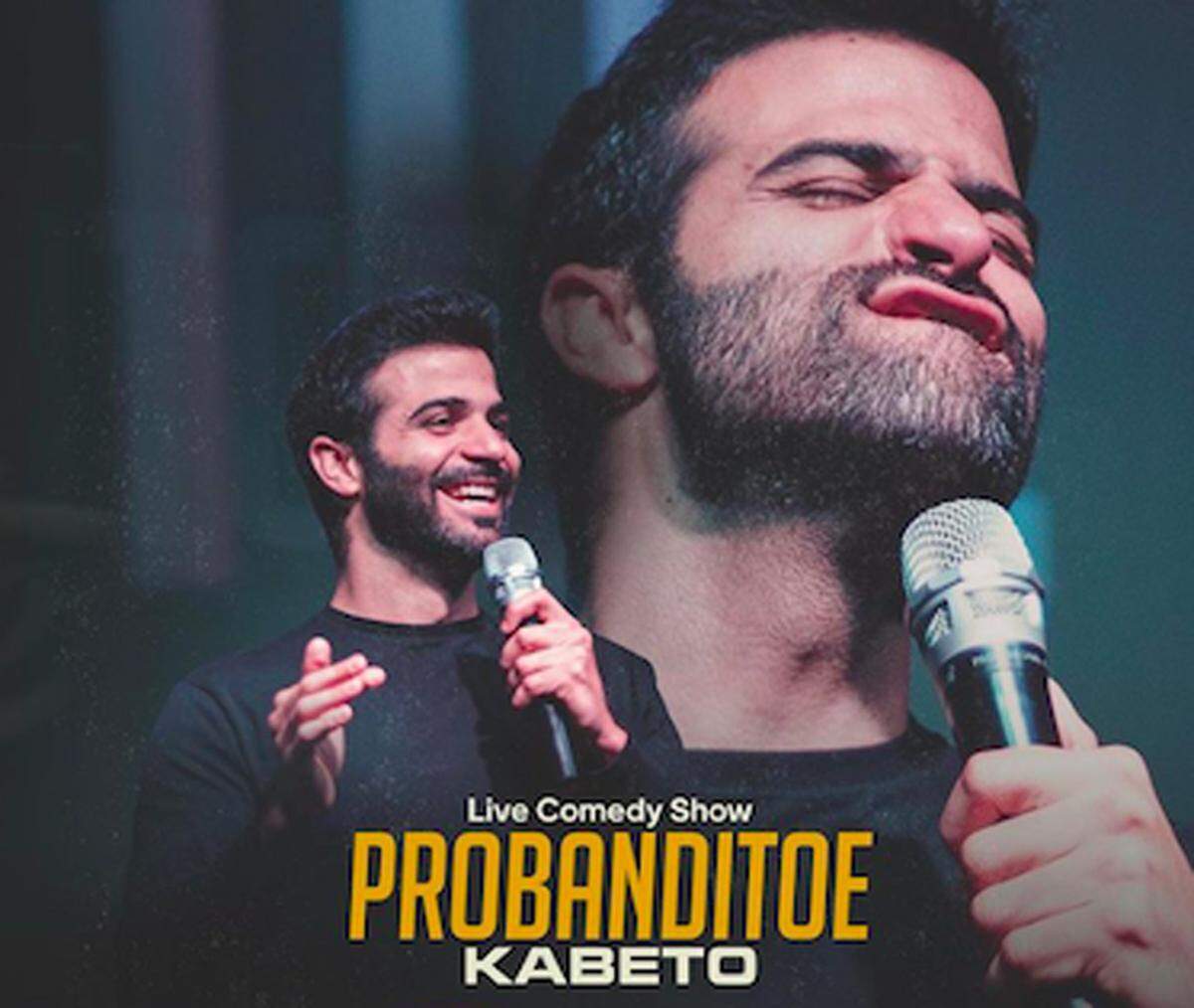 Kabeto el comediante con “Probaditoe”&nbsp;en el Teatro Trail.