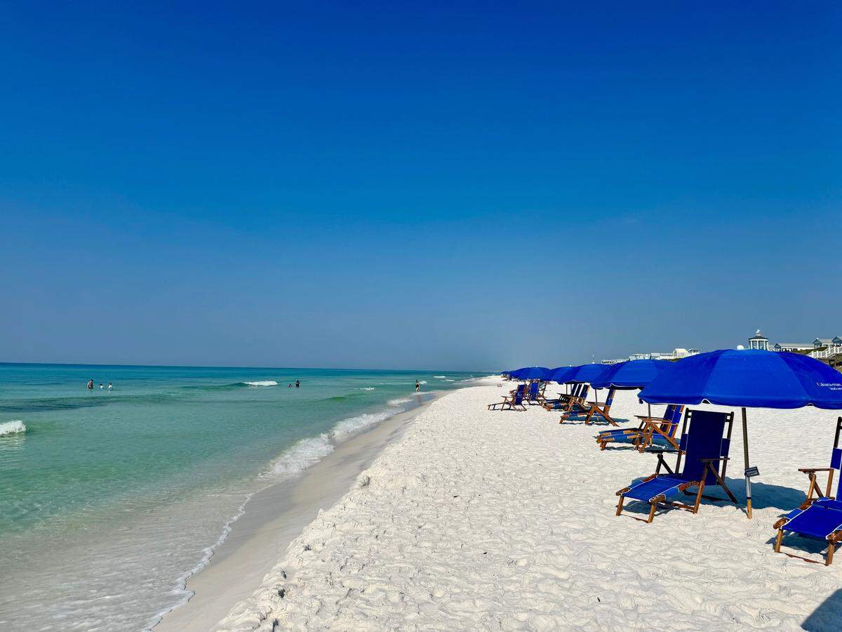 Playa privada en Seaside.