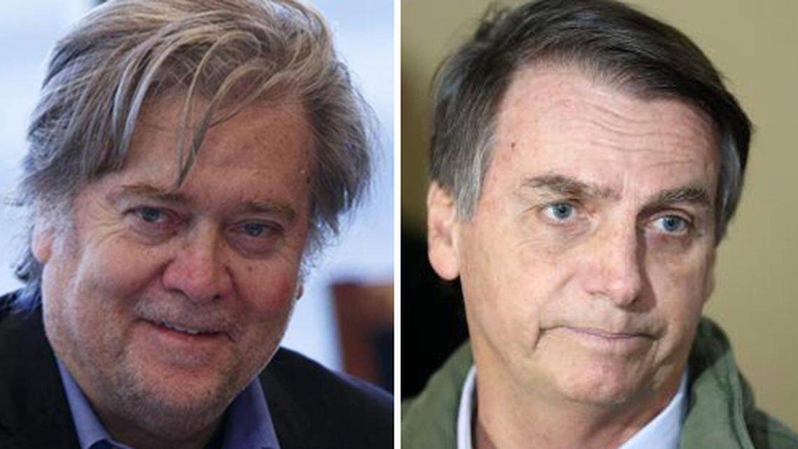 Steve Bannon flexes influence during Brazilian president visit with Trump
