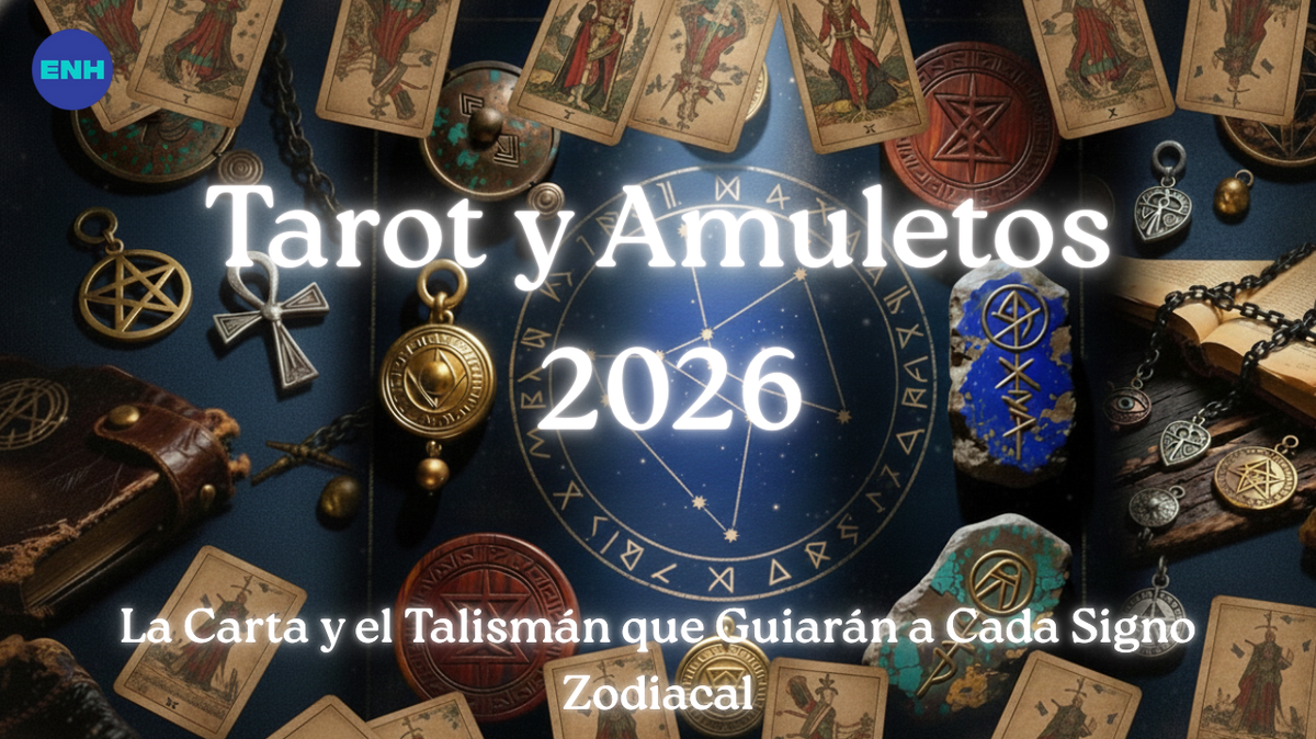 En el Año Nuevo, varias cartas del tarot y amuletos ayudarán a que los signos del zodiaco tengan un 2026 próspero, lleno de salud y amor.