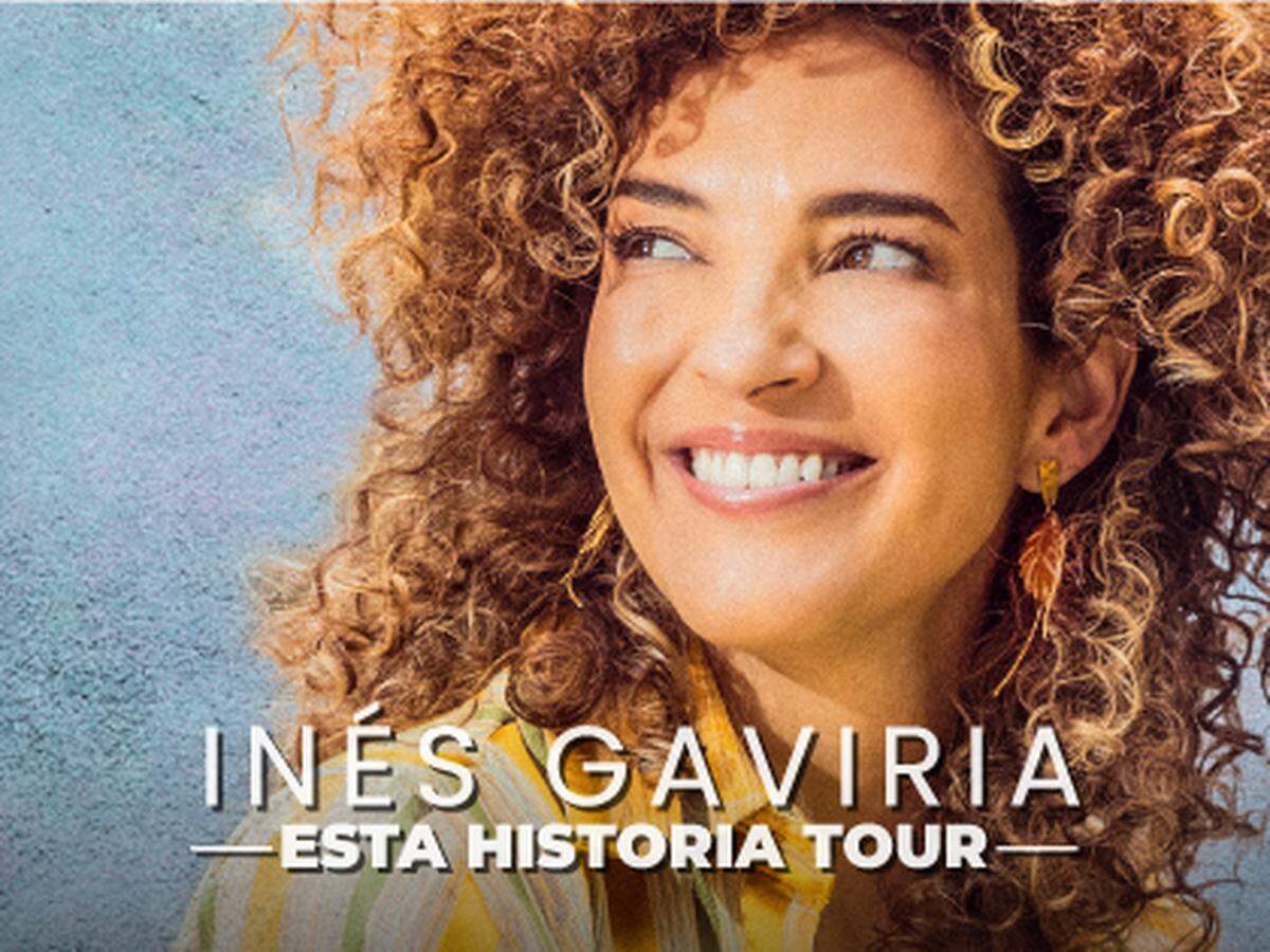Inés Gaviria en concierto en el Teatro Trail.