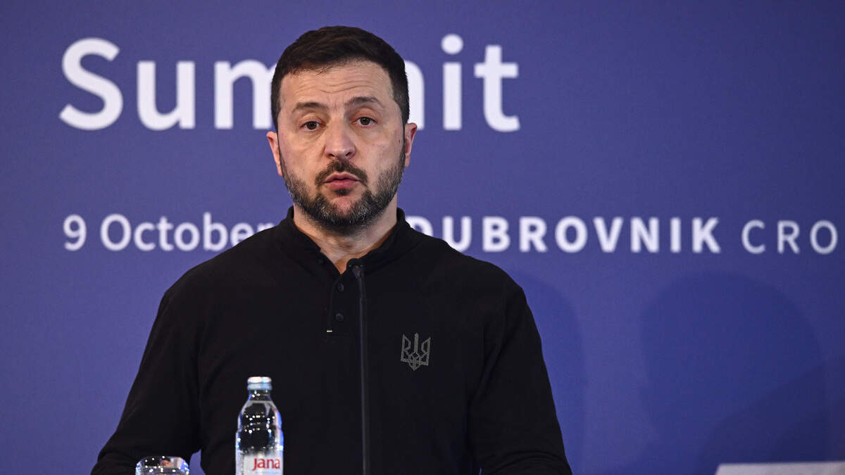 El presidente de Ucrania, Volodymyr Zelenskiy.