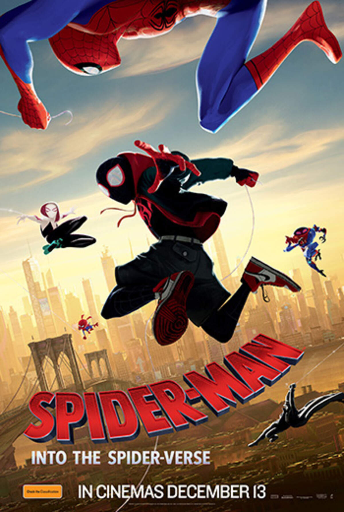 Noche de cine familiar: 'Spider-Man: Into the Spider-Verse' (PG)&nbsp; en el Auditorium de Dade-Aventura Branch.