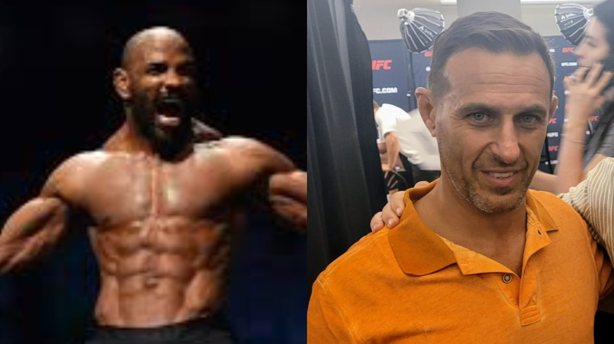 Jesús Gallo (der.) revela las claves de la preparación del cubano Yoel Romero para RAF 5 el sábado en Sunrise, Florida, donde se mide a un tremendo luchador joven e invicto como Bo Nickal. 