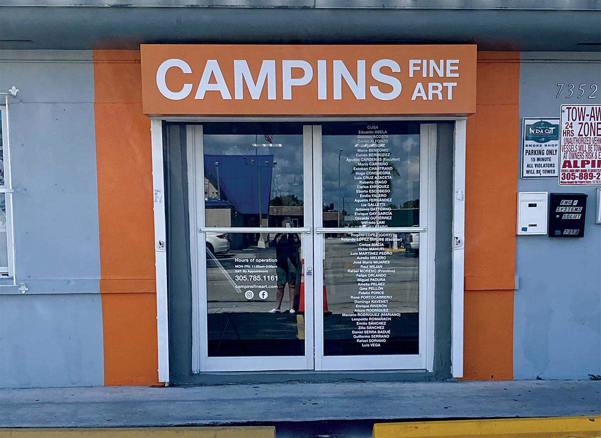 La galería de arte Campins Fine Arts abre un nuevo espacio en el Bird Road Art District.
