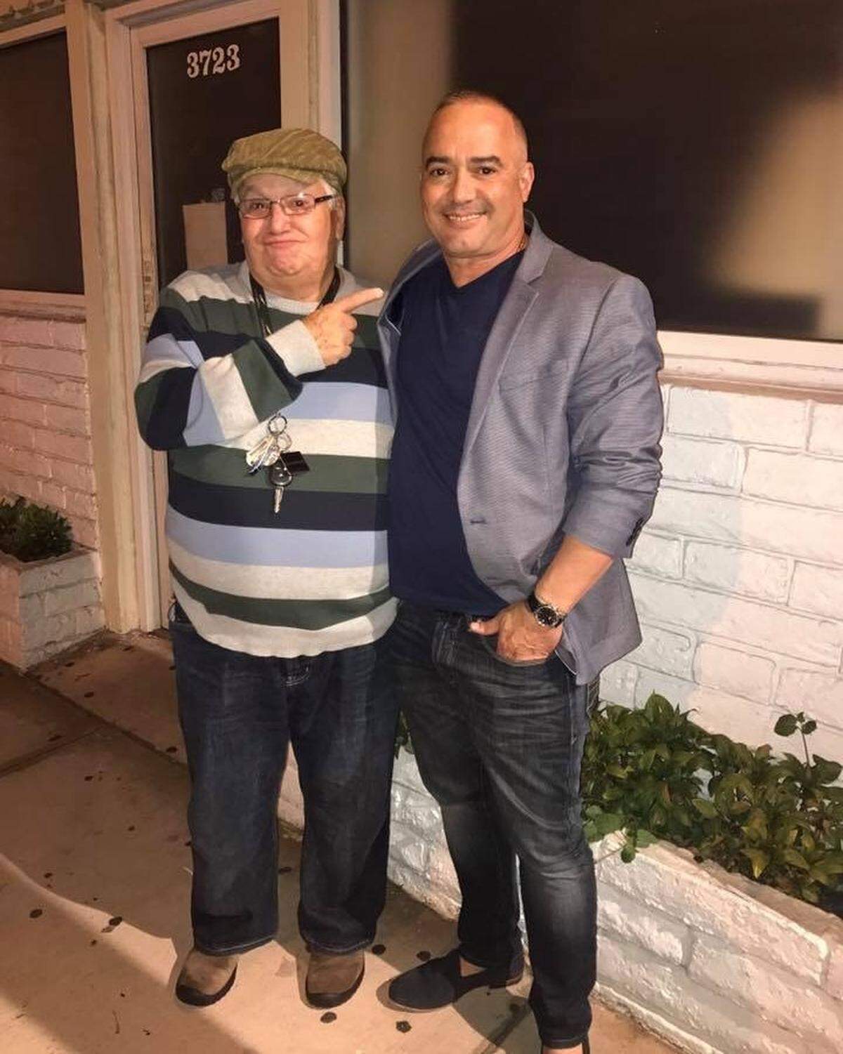 Orlando Casín junto a su hijo Mauricio.