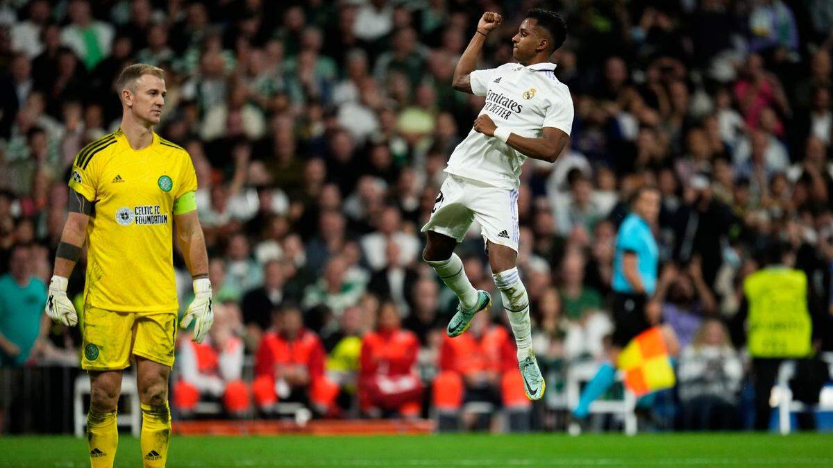 El Real Madrid lideró el grupo F con su goleada 5-1 ante el colista Celtic, el miércoles en la Liga de Campeones.