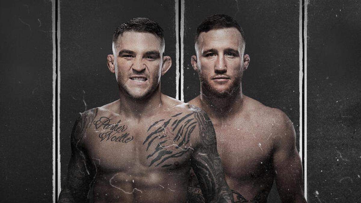No existe nada más real que una pelea entre Dustin Poirier (izq.) y Justin Gaethje, dos verdaderos campeones en popularidad que ahora chocan en la UFC 291 por la faja BMF de Jorge Masvidal.