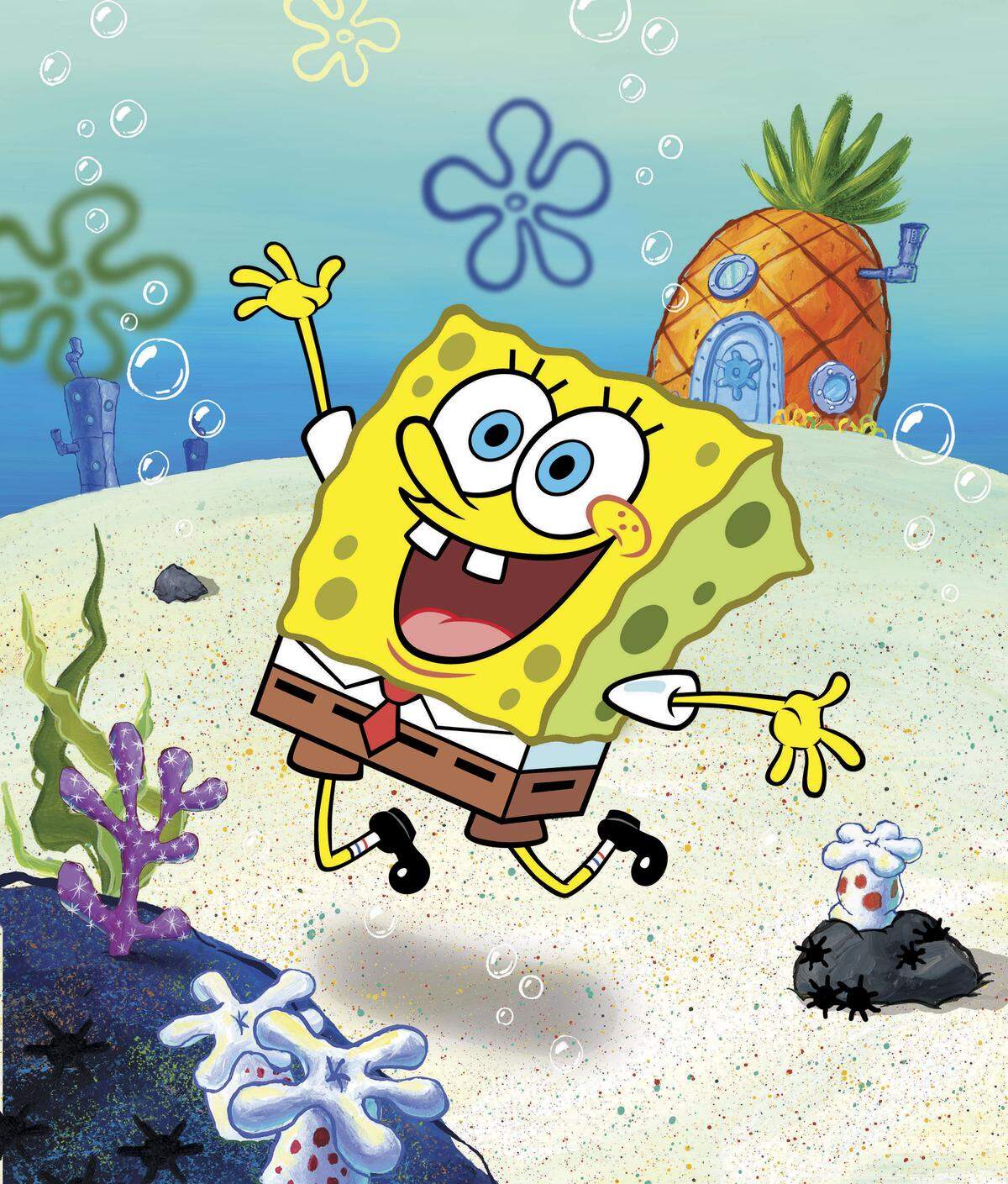 Bob Esponja (SpongeBob) fue lanzado en 1999 y se centra en la historia de una esponja marina y sus amigos en la ciudad imaginaria de Fondo de Bikini. Fue todo un éxito.