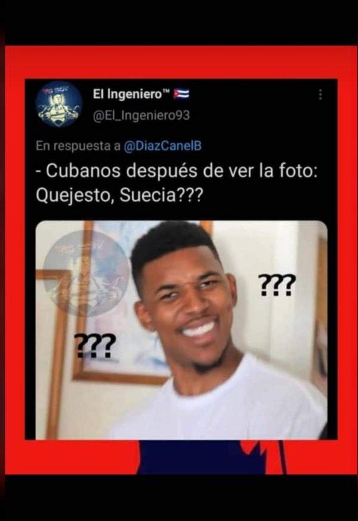 Memes en las redes sociales sobre la postal que publicó el gobernante cubano Miguel Díaz-Canel en Twitter por el Día de las Madres.