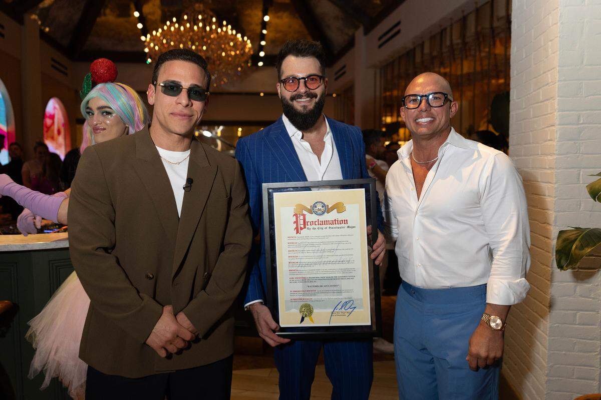 Angel Sanchez, Carlos Cruz y Rasiel Reyes