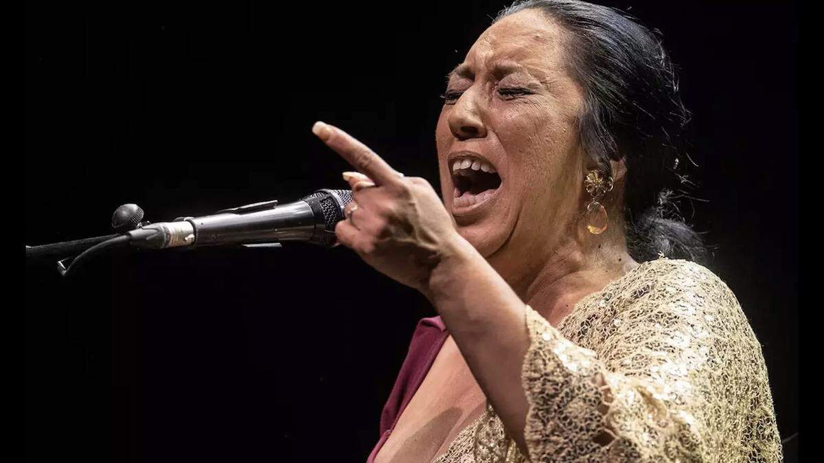 La cantaora Amparo Heredia “La Repompilla”.