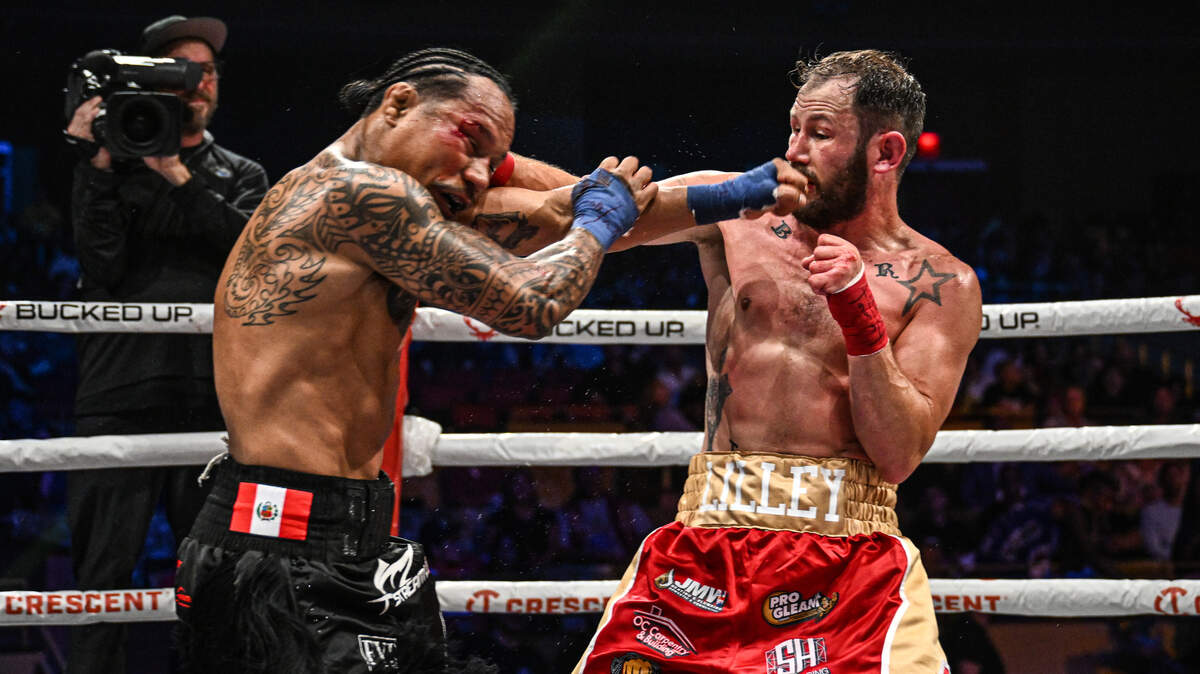 Luis Palomino (I) retuvo su faja de peso ligero superando a James “Lights Out” Lilley por decisión unánime en el evento BKFC 45 que tuvo lugar en el Hard Rock Hotel y Casino Seminole en Hollywood, Fort Lauderdale.