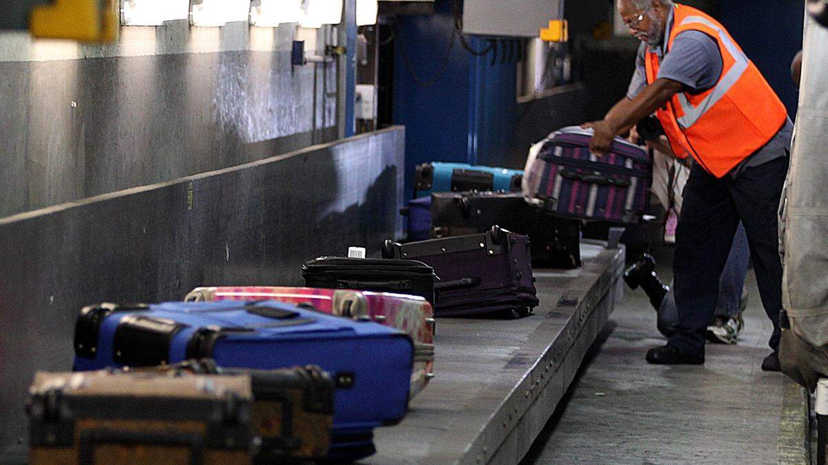Imagen de archivo de maletas de equipaje en el Aeropuerto de Miami.