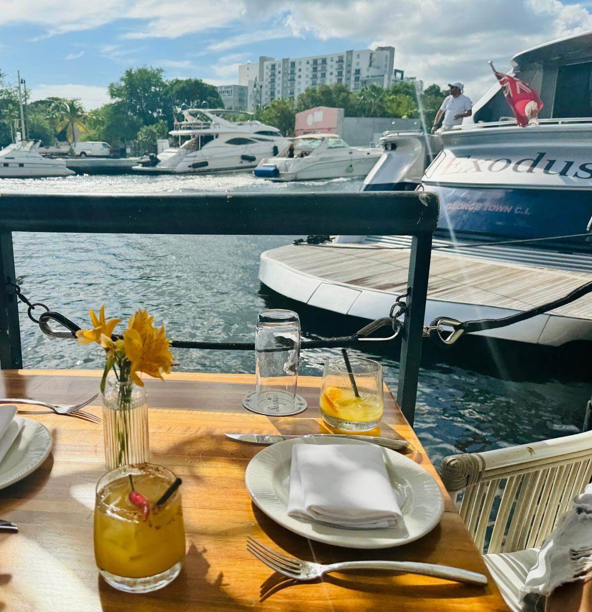 El restaurante Seaspice en el rio de Miami