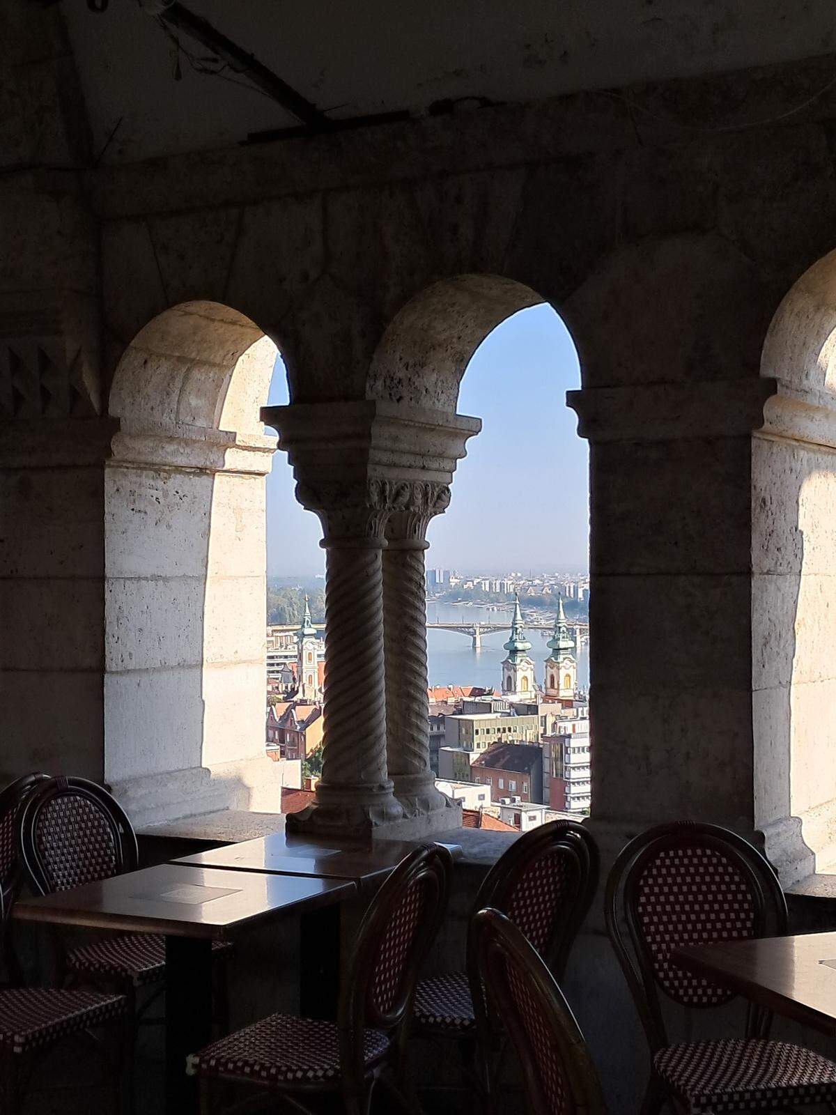 Panorámica del río Danubio desde el Bastión de los Pescadores.