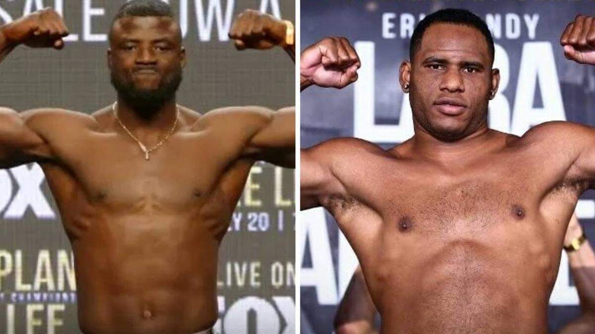 La Federación Internacional de Boxeo (IBF) ordenó una eliminatoria oficial entre el cubano Frank Sánchez (der.) y el nigeriano Efe Ajagba. 
